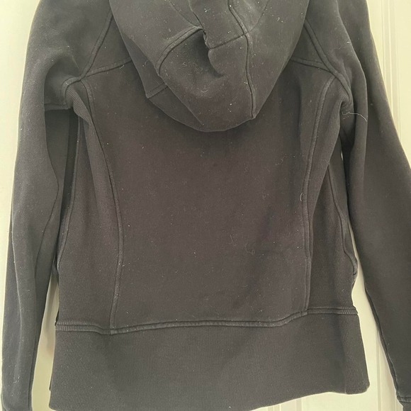 Lululemon scuba black hoodie barely - Picture 3 of 4